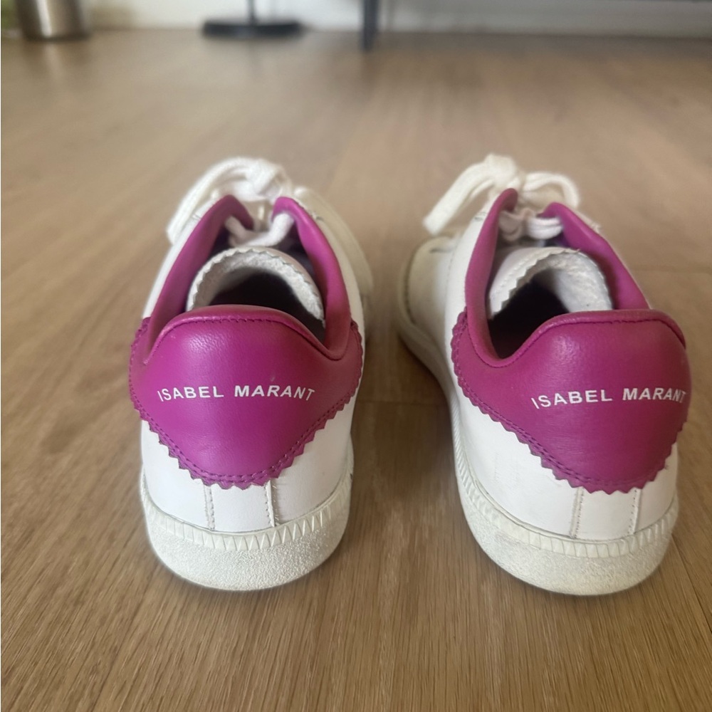 Isabel Marant Sneakers in White and Pink